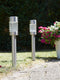 Luxform Torino - Solar Tuinlamp - 2 stuks - 6 Lumen - RVS Zilver