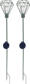 Luxform - Tuinlamp met grondspies - Diamond - 2 stuks - LED - Werkend op zonne-energie