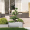 vidaXL - Plantenbak - 100x100x40 - cm - gegalvaniseerd - staal