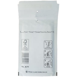 200 Luchtkussenenveloppen A/11 100x165mm wit Filmar Classic
