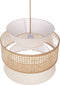 LUYANO - Hanglamp - Naturel/Beige - Rotan