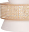 LUYANO - Hanglamp - Naturel/Beige - Rotan