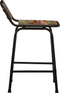 vidaXL - Barkrukken - 4 - st - 46x35,5x70 - cm - massief - gerecycled - hout