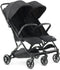 Deryan Rolo X2 - Dubbele Buggy - Compact vouwbaar - Zwart