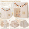 Coast Speeltent - Kinder Speelhuisje - Antislip Mat Lichtslinger Vlaggetjes - Beige 123 x 107 x 137 cm