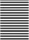 vidaXL - Zebra - rolgordijn - 155x200 - cm - stofbreedte - 150,9 - cm - zwart