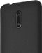 Azuri Nokia 6 - Back Cover - Flexibel met zandtextuur - zwart
