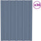 vidaXL - Dakpanelen - 36 - st - 80x45 - cm - gegalvaniseerd - staal - bruin