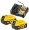 DeWalt DCB1104P2-QW - Lader voor 10,8 V 14,4 V 18 V XR Li-Ion accu's - Laadt accu in 30 min