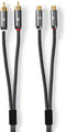 Nedis CATB24205GY50 - RCA Kabel - 500 cm - Grijs