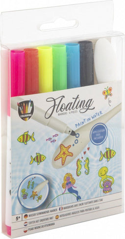 Magische Water stift 6 stuks / lepel - Waterstiften- Drijvende inkt - Magische Water pen- Waterpen - Water Pennen- Stiften- Magisch- Markers- Waterpen - Magic Floating Marker