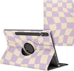 imoshion Tablet Hoes - Geschikt voor Samsung Galaxy Tab S9 11.0 inch Plus / Galaxy Tab S9 11.0 inch FE Plus / Galaxy Tab S10 Plus - 360° Draaibare Design Bookcase 2.0 - Dancing Cubes