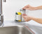 Joseph Joseph Duo Opal - Zeepdispenser met Sponshouder - Grijs - L. 12,6 x B. 9,7 x H. 14,6 cm