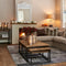 Riviera Maison Salontafel Met Lade - Shelter Island Table - Set Van 3 Stuks - Zwart