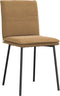vidaXL - Eetkamerstoelen - 2 - st - fluweel - bruin