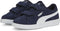 PUMA Smash 3.0 SD V PS - Unisex Sneakers - Suède - PUMA Navy-PUMA White