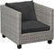 Lounge luxe 60x60 Eco Phantom Black nature outdoor finishing