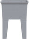 vidaXL - Waskuip - 59x41x75 - cm - hars - grijs