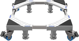 Olvy - Wasmachine Verhoger met Wielen - Tot 300 KG - Verstelbaar 9-13 cm - Wit