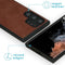 iMoshion Hoesje Geschikt voor Samsung Galaxy S23 Ultra Hoesje Met Pasjeshouder - iMoshion Uitneembare 2-in-1 Luxe Bookcase - Bruin