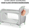 Hauck Sleep N Play Go Plus - Campingbedje - Verrijdbaar met zijopening - Dusty Mint