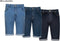 Milanoro - Heren jeansshort - Comfortabele stretch - Lichtblauw - L