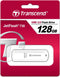 Transcend JetFlash 730 - USB-stick 128GB - USB 3.2 Gen 1 - Wit