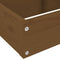 vidaXL - Plantenbak - 4-laags - 80,5x79x36 - cm - grenenhout - honingbruin