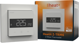 HeatIt Z-TRM6 - Vloerverwarming thermostaat - 3600W 16A Z-Wave - Hoogte 84mm