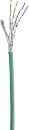 Renkforce RF-5228502 RJ45 Netwerkkabel, patchkabel CAT 6 S/FTP 0.25 m Groen Snagless, Vergulde steekcontacten, Vlambestendig 1 stuk(s)