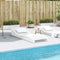 vidaXL - Ligbed - 205x70x31,5 cm - massief grenenhout - wit