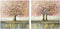 Schilderij DKD Home Decor Boomstructuur 80 x 3 x 80 cm Traditioneel (2 Stuks)