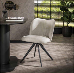 Eetkamerstoel Castro Jeans - licht grijs (set van 2)