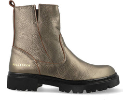 Bullboxer Chelsea Boot - Leer - Ritssluiting - Goud (34)