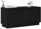 vidaXL - TV-kast - Zwart - 100x38x49 - cm - Gelaagd - hout