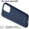 iMoshion Hoesje Geschikt voor iPhone 14 Pro Max Hoesje Siliconen - iMoshion Color Backcover - Donkerblauw