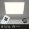Briloner Slim - LED Plafonniére - dimbaar - afstandsbediening - 22W - wit - CCT - 420x420x29mm