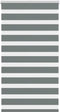 vidaXL - Zebra - rolgordijn - 80x150 - cm - stofbreedte - 75,9 - cm - donkergrijs