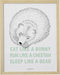 Bloomingville Mini - Poster - Hout/Plexiglas - Naturel/Mint