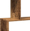 vidaXL - Kamerscherm - / - boekenkast - 3-laags - 70x24x97 - cm - hout - oud - hout