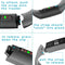 imoshion Siliconen bandje - Geschikt voor Fitbit Charge 4, Charge 3 - Rood - One Size