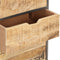 vidaXL - Ladekast - 45x30x105 - cm - massief - mangohout