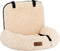 By Cee Cee Fluffy Autostoel Hond - Luxe Hondenmand Auto Met Veiligheidsriempje - Beige - Maat M