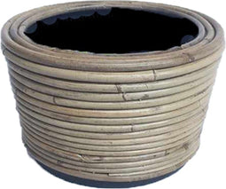 Drypot Round Stripe Grey - diameter 19x12 cm