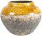DBT Bloempot-Kruik-Siervaas Geel-Multicolour D 28 cm H 30