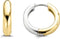 TI SENTO Dames Oorbellen - 925 zilver - Zilver geel verguld - 7210SY