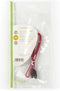 Nedis SATA Kabel - 3 Gbps - SATA 7-Pins Female - SATA 7-Pins Female - Vernikkeld - 0.50 m - Plat - PVC - Rood - Polybag