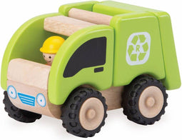 Voertuig Wonderworld Vuilniswagen 9x14x14 cm