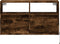 vidaXL - Tv-wandmeubel - met - LED-verlichting - 80x31x45 - cm - gerookt - eiken