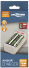Ansmann Basic II - Oplader incl. 2 x AA 1300mAh Accu - Wit (2 stuks)